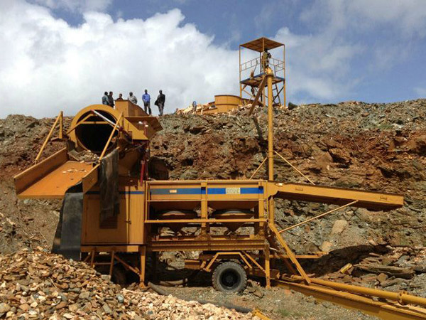 移動式淘金設備