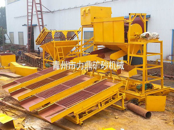 旱地水路兩用淘金設備